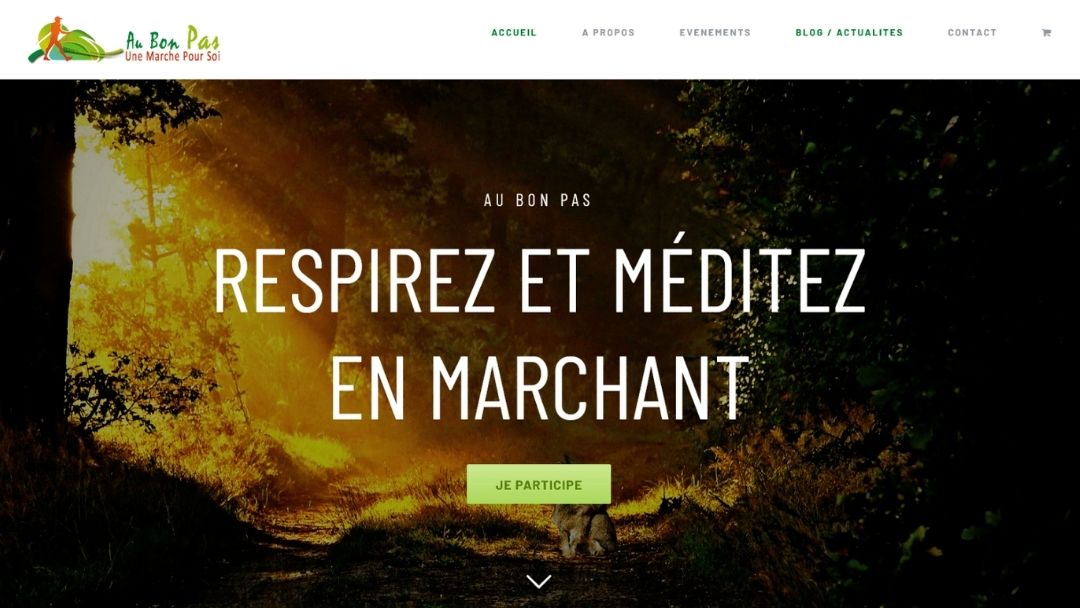 Realisation d'un site web pour Au Bon Pas